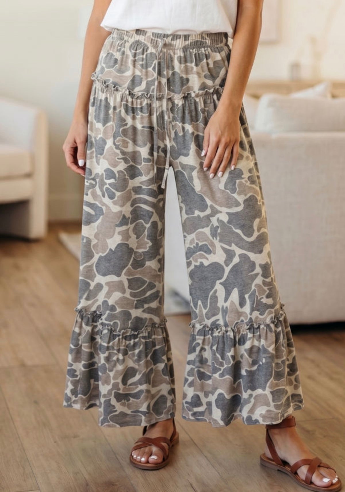 Camo Flowy Pants