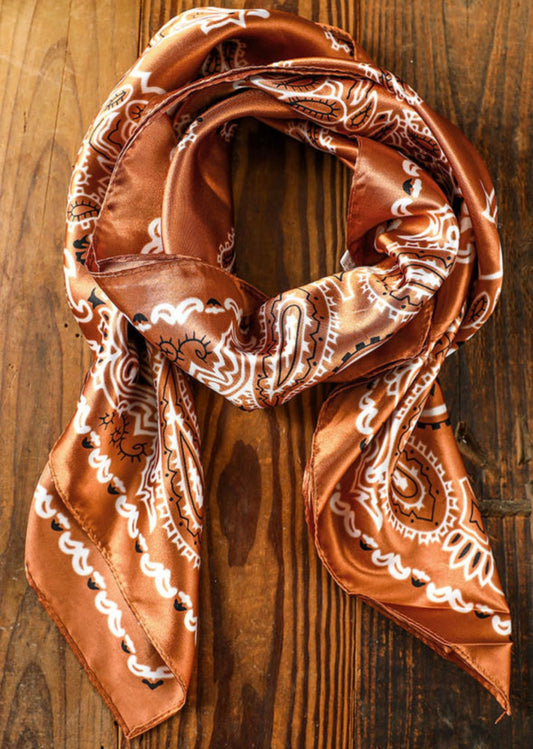 Cooper Satin Scarf