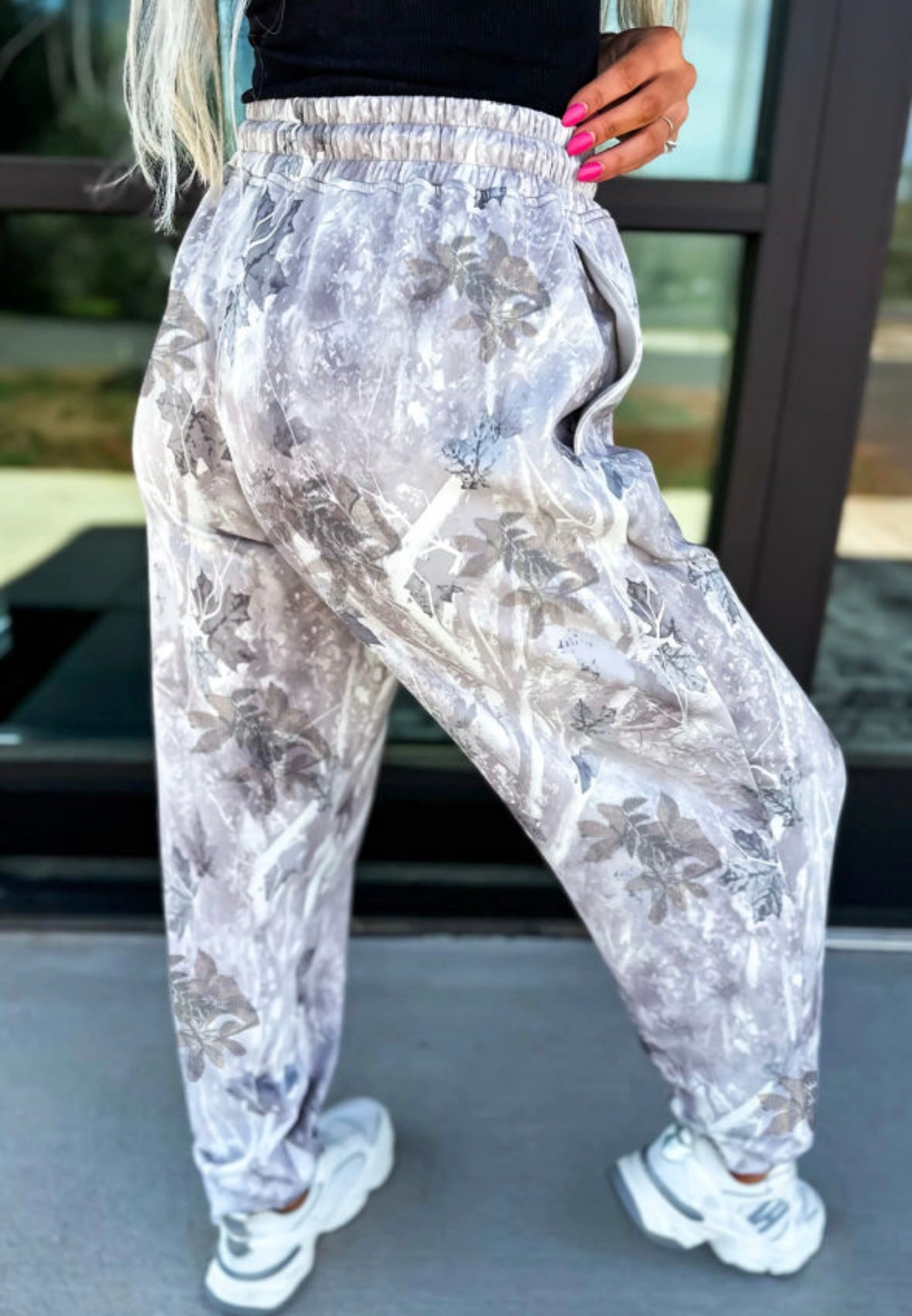 Gray Camo Sweatpants