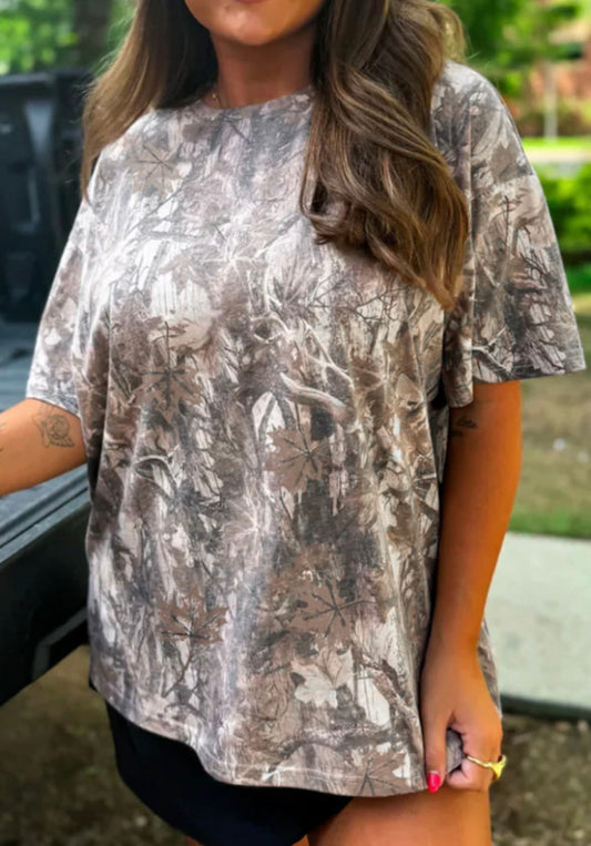 Oversized Camo Tees