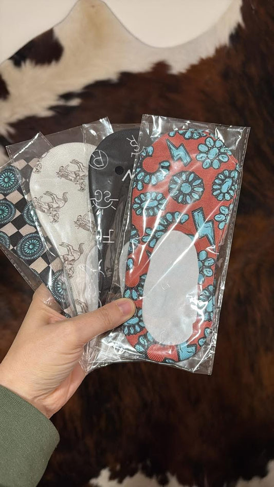 Four Pack Western Socks