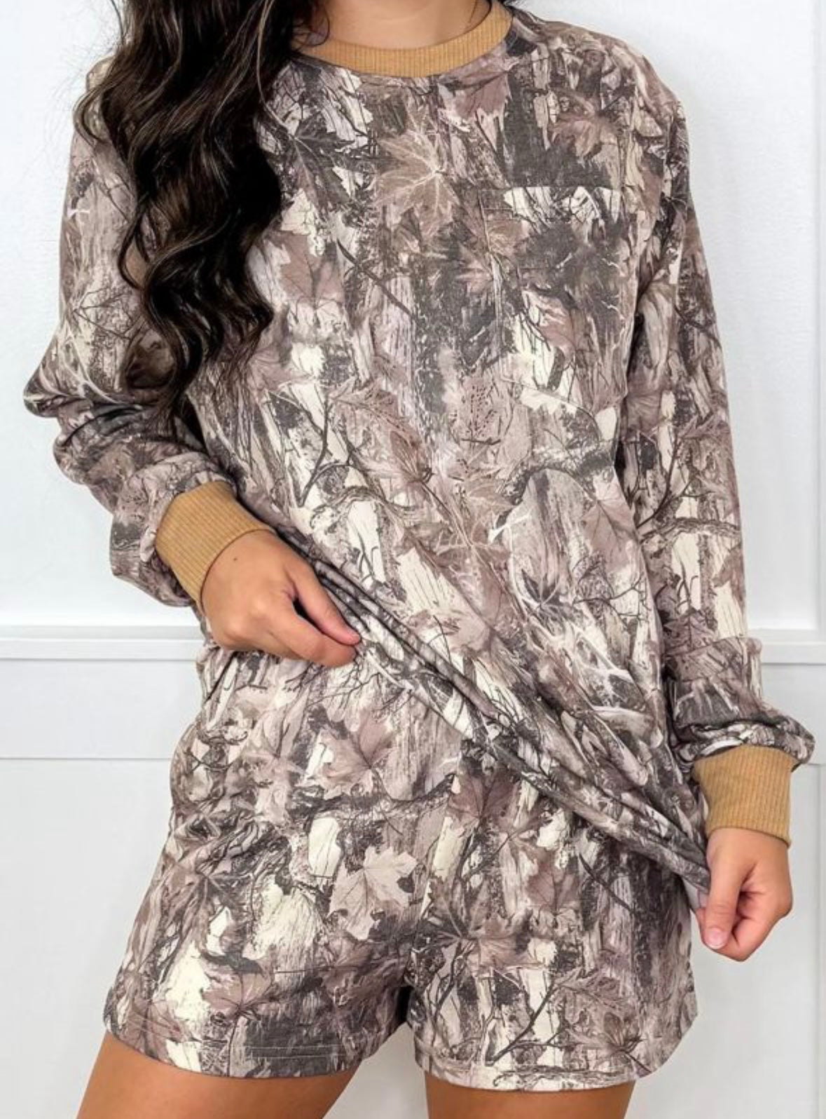 Brown Woodland Camo Set