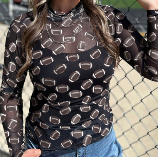 Football Mesh Top