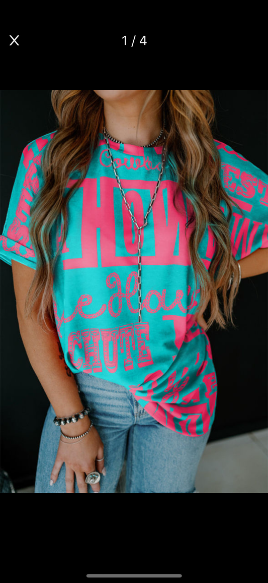 Blue Howdy Top