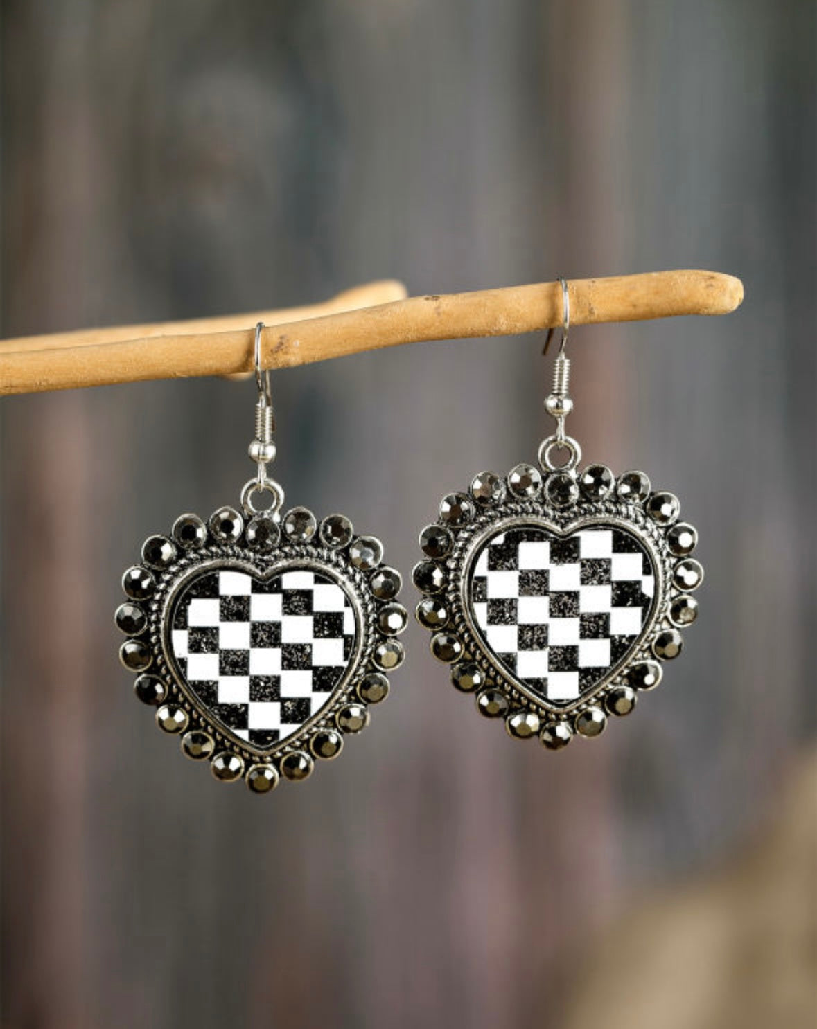 Checkered Earrings