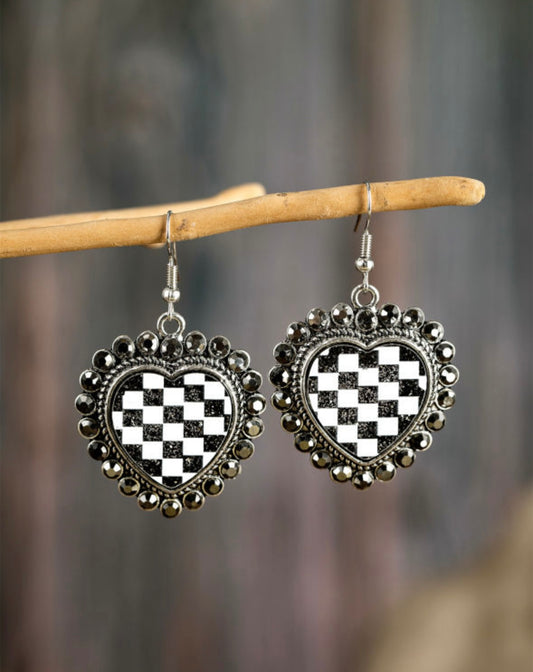 Checkered Earrings