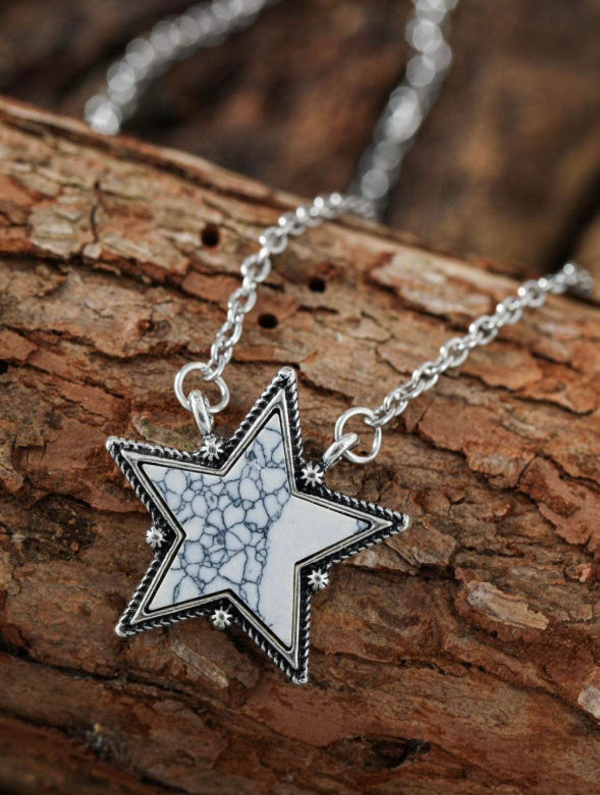 White Star Necklace
